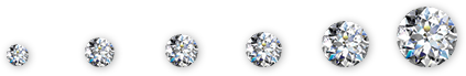 white  round shape diamond